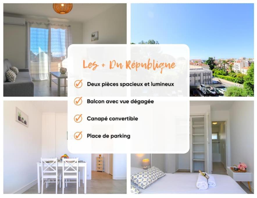 Le Republique By Apirent #Balcon #Climatisation #Parking Apartman Cannes Kültér fotó